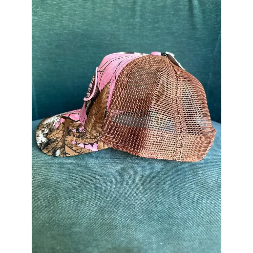 New Von Dutch Trucker Hat - Realtree Pink Camo Style